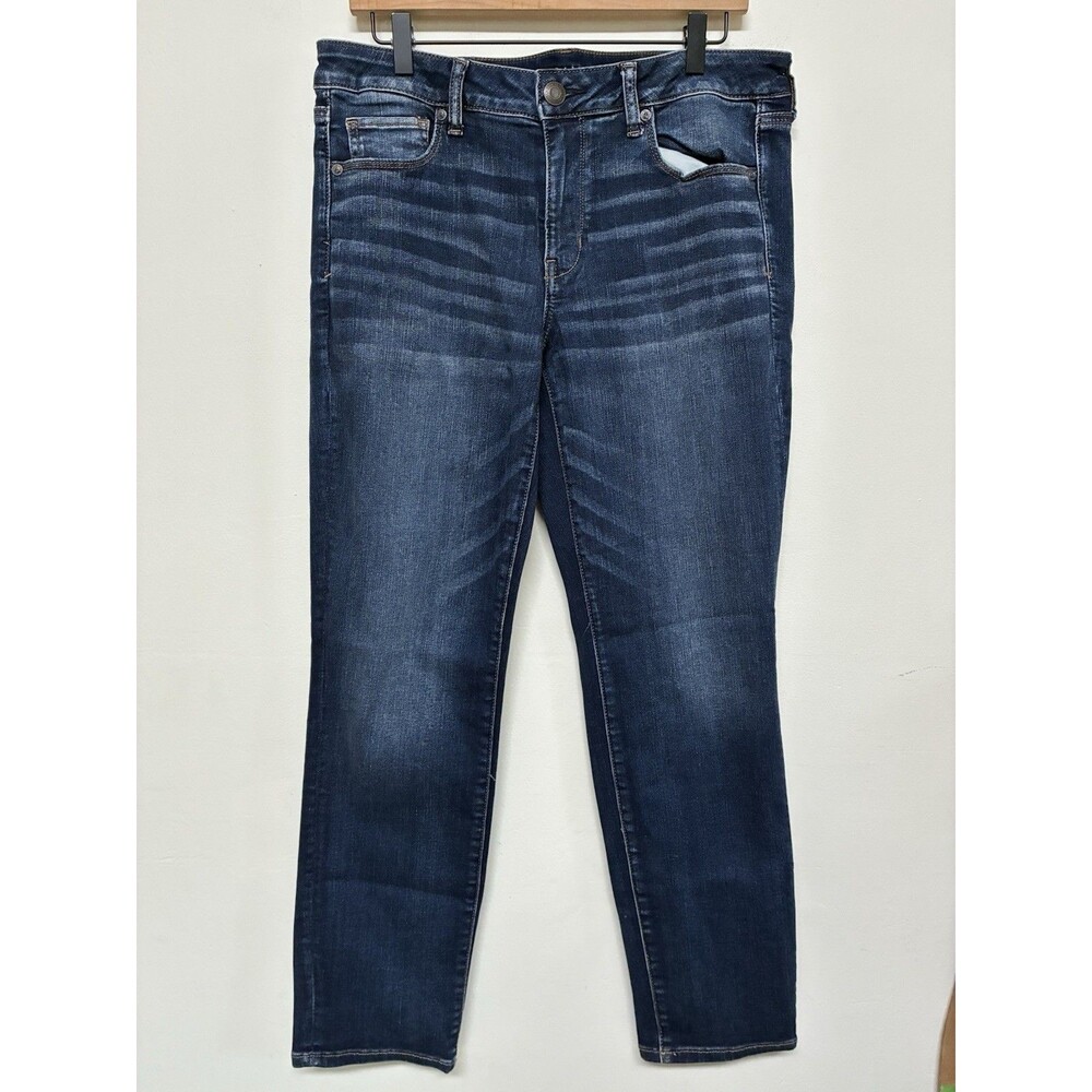 American Eagle Next Level Stretch Women’s 14 Dark Blue Jeans